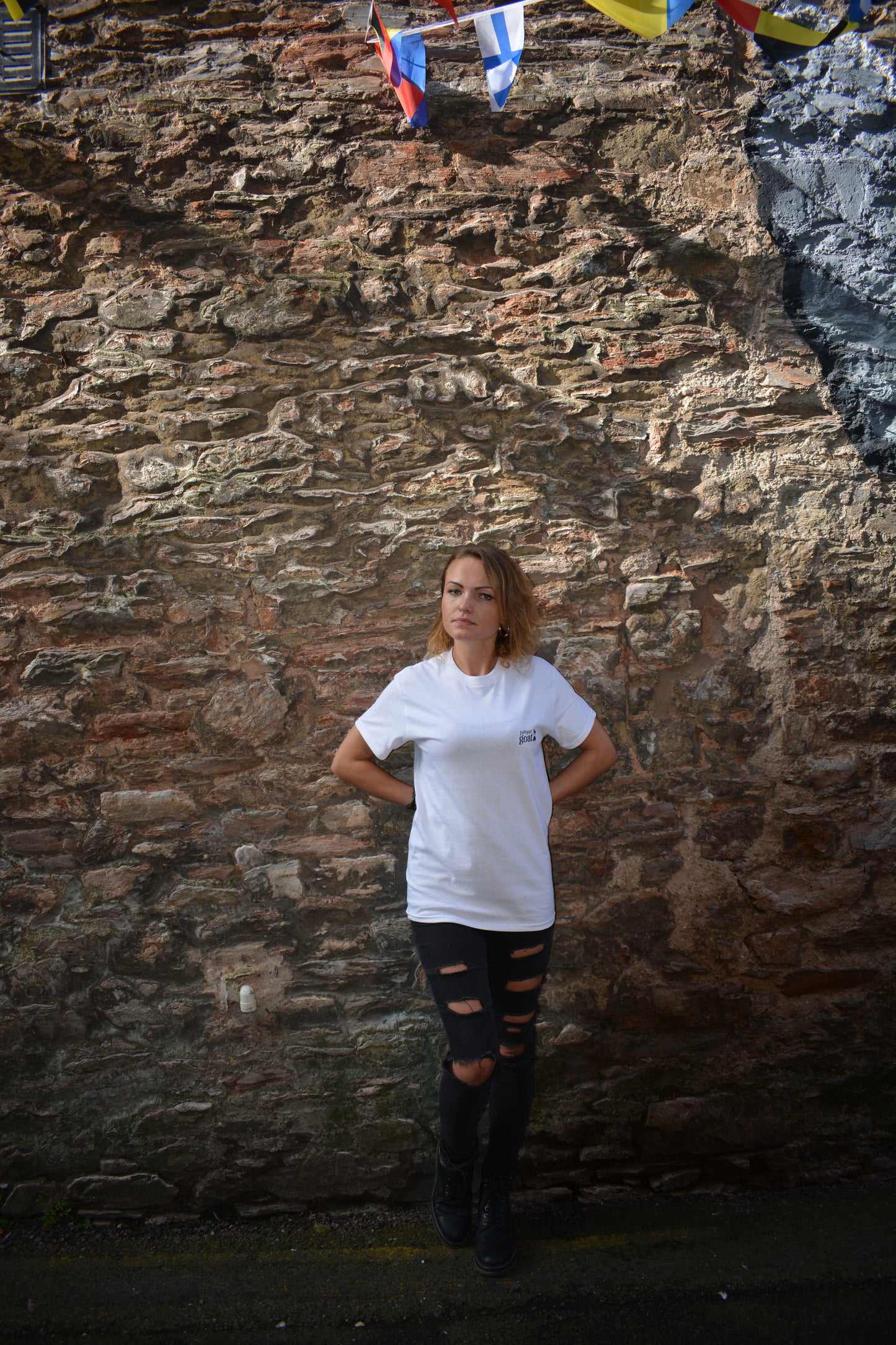 JumpinGoat T shirt Short Sleeve Unisex  T Shirt. (unisex)